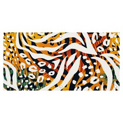 Abstract Geometric Seamless Pattern With Animal Print Banner And Sign 6  X 3  by Simbadda