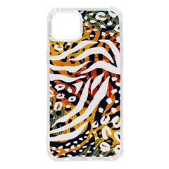 Abstract Geometric Seamless Pattern With Animal Print Iphone 14 Plus Tpu Uv Print Case