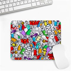 Graffiti Characters Seamless Pattern Small Mousepad