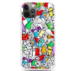 Graffiti Characters Seamless Pattern iPhone 12 Pro max TPU UV Print Case