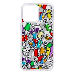 Graffiti Characters Seamless Pattern Iphone 14 Pro Max Tpu Uv Print Case by Simbadda