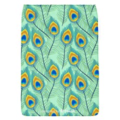 Lovely Peacock Feather Pattern With Flat Design Removable Flap Cover (s) by Simbadda