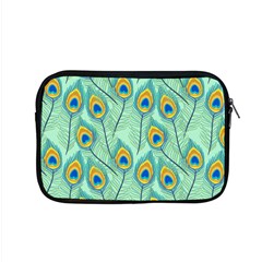 Lovely Peacock Feather Pattern With Flat Design Apple Macbook Pro 15  Zipper Case by Simbadda