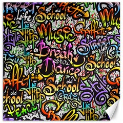 Graffiti Word Seamless Pattern Canvas 12  X 12  by Simbadda