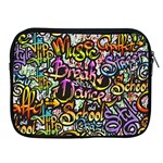 Graffiti Word Seamless Pattern Apple iPad 2/3/4 Zipper Cases Front