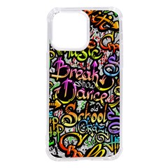 Graffiti Word Seamless Pattern Iphone 14 Pro Max Tpu Uv Print Case by Simbadda