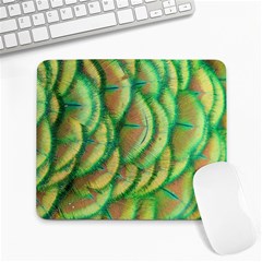 Beautiful Peacock Large Mousepad by Simbadda