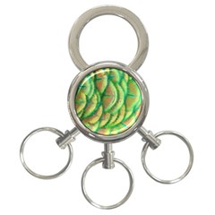 Beautiful Peacock 3-ring Key Chain by Simbadda