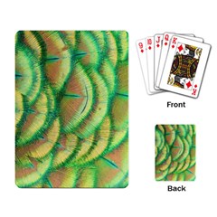 Beautiful Peacock Playing Cards Single Design (rectangle) by Simbadda