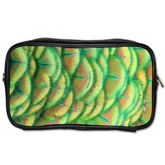 Beautiful Peacock Toiletries Bag (one Side) by Simbadda