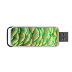 Beautiful Peacock Portable Usb Flash (one Side) by Simbadda