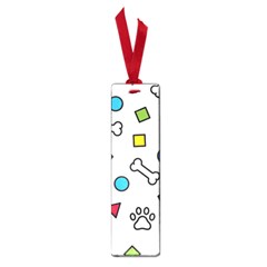 Dog Paw Seamless Pattern Foot Print Bone Small Book Marks by Simbadda