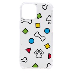 Dog Paw Seamless Pattern Foot Print Bone Iphone 13 Mini Tpu Uv Print Case by Simbadda