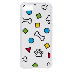 Dog Paw Seamless Pattern Foot Print Bone Iphone Se