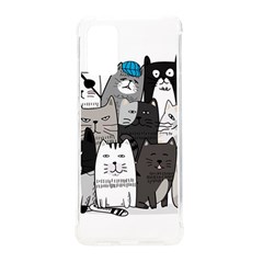 Cute Cat Hand Drawn Cartoon Style Samsung Galaxy S20plus 6 7 Inch Tpu Uv Case by Simbadda