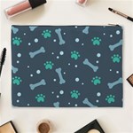 Bons Foot Prints Pattern Background Cosmetic Bag (XL) Back