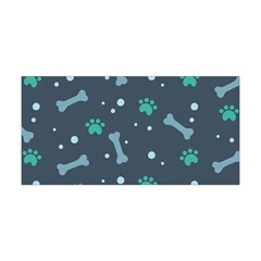 Bons Foot Prints Pattern Background Yoga Headband by Simbadda