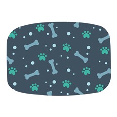 Bons Foot Prints Pattern Background Mini Square Pill Box by Simbadda