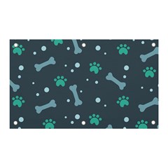 Bons Foot Prints Pattern Background Banner And Sign 5  X 3  by Simbadda