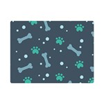 Bons Foot Prints Pattern Background Premium Plush Fleece Blanket (Mini) 35 x27  Blanket Front