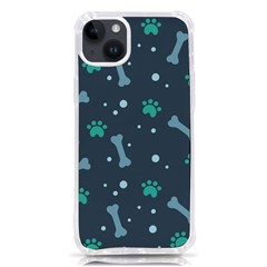 Bons Foot Prints Pattern Background Iphone 14 Plus Tpu Uv Print Case