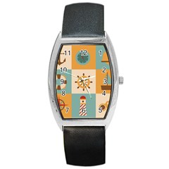 Nautical Elements Collection Barrel Style Metal Watch by Simbadda