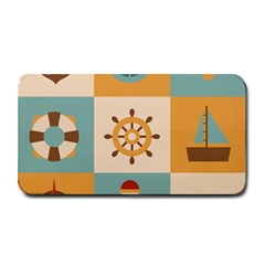 Nautical Elements Collection Medium Bar Mat by Simbadda