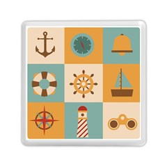 Nautical Elements Collection Memory Card Reader (square) by Simbadda