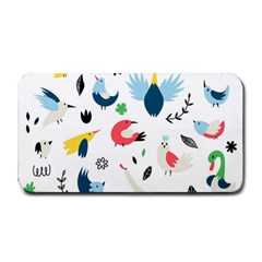 Vector Set Isolates With Cute Bird Scandinavian Style Medium Bar Mat by Simbadda