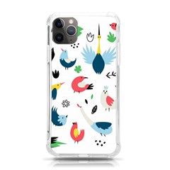 Vector Set Isolates With Cute Bird Scandinavian Style Iphone 11 Pro Max 6 5 Inch Tpu Uv Print Case by Simbadda