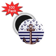 Anchor Background Design 1 75  Magnets (100 Pack)  by Simbadda