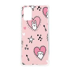 Cartoon Cute Valentines Day Doodle Heart Love Flower Seamless Pattern Vector Samsung Galaxy S20plus 6 7 Inch Tpu Uv Case by Simbadda