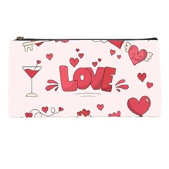 Hand Drawn Valentines Day Element Collection Pencil Case by Simbadda