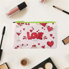 Hand Drawn Valentines Day Element Collection Cosmetic Bag (xs) by Simbadda