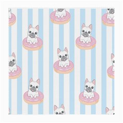 French-bulldog-dog-seamless-pattern Medium Glasses Cloth by Simbadda