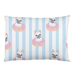 French-bulldog-dog-seamless-pattern Pillow Case (two Sides) by Simbadda