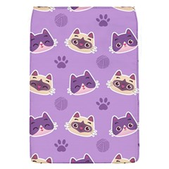 Cute-colorful-cat-kitten-with-paw-yarn-ball-seamless-pattern Removable Flap Cover (s) by Simbadda