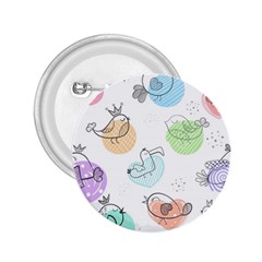 Cartoon-bird-cute-doodle-bird 2 25  Buttons by Simbadda