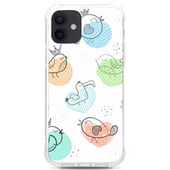 Cartoon-bird-cute-doodle-bird Iphone 12/12 Pro Tpu Uv Print Case by Simbadda