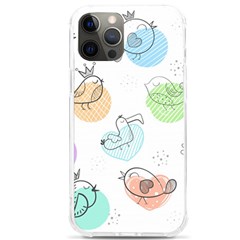 Cartoon-bird-cute-doodle-bird Iphone 12 Pro Max Tpu Uv Print Case by Simbadda