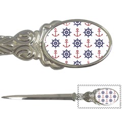 Nautical-seamless-pattern Letter Opener by Simbadda