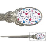 Hearts-seamless-pattern-memphis-style Letter Opener Front