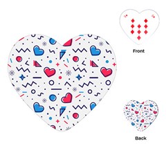 Hearts-seamless-pattern-memphis-style Playing Cards Single Design (heart)