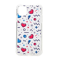 Hearts-seamless-pattern-memphis-style Iphone 11 Tpu Uv Print Case by Simbadda