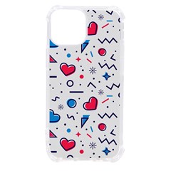 Hearts-seamless-pattern-memphis-style Iphone 13 Mini Tpu Uv Print Case by Simbadda