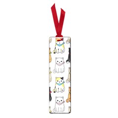 Cat-kitten-seamless-pattern Small Book Marks by Simbadda