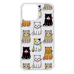 Cat-kitten-seamless-pattern Iphone 13 Pro Max Tpu Uv Print Case