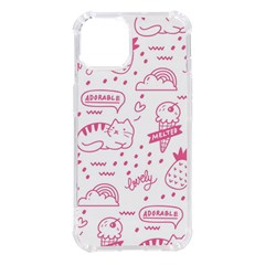 Cute-girly-seamless-pattern Iphone 14 Tpu Uv Print Case