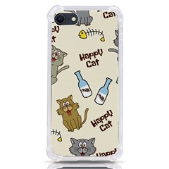 Happy-cats-pattern-background Iphone Se