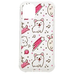 Cute-animals-seamless-pattern-kawaii-doodle-style Iphone 12 Mini Tpu Uv Print Case	 by Simbadda